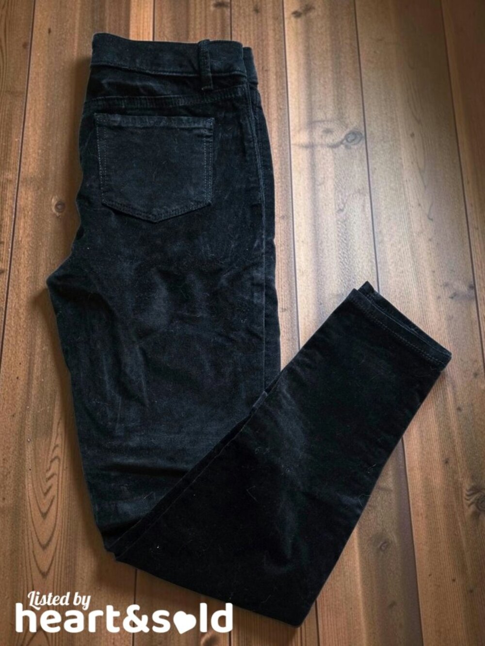 NEW Girls So Classic Black Velvet Jeans